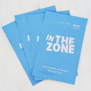 🔴 I DEW CARE In The Zone Pore Tightening Tea Tree Mask - Value Set of 4 Masks